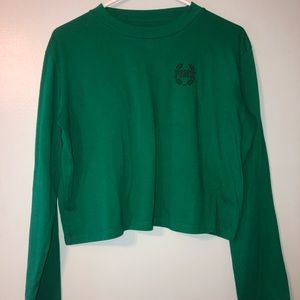 PINK Victoria’s Secret Long Sleeve Cropped Top